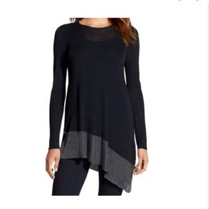 Eileen Fisher - Black round neck tunic